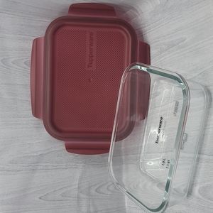 Tupperware Premiaglass Containor 1.5L Bordeau New